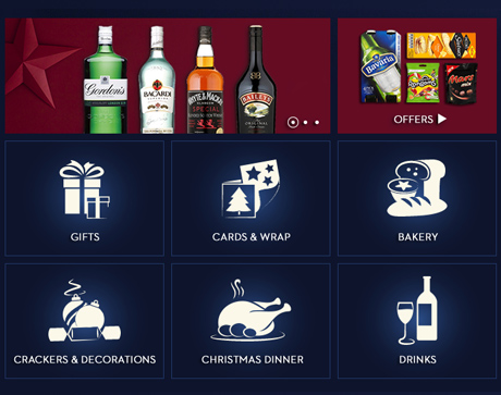 Ocado landing page & icon design